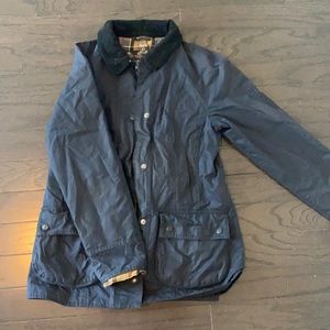 Barbour Beadnell Jacket Navy Size 8